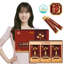[NH Red Ginseng Hansamin] NH Red Ginseng Hansamin 6-Year Korean Red Ginseng Daily Sticks Immunity and Fatigue Relief 10ml 30 Pouches with Shopping Bag _ Made in Korea